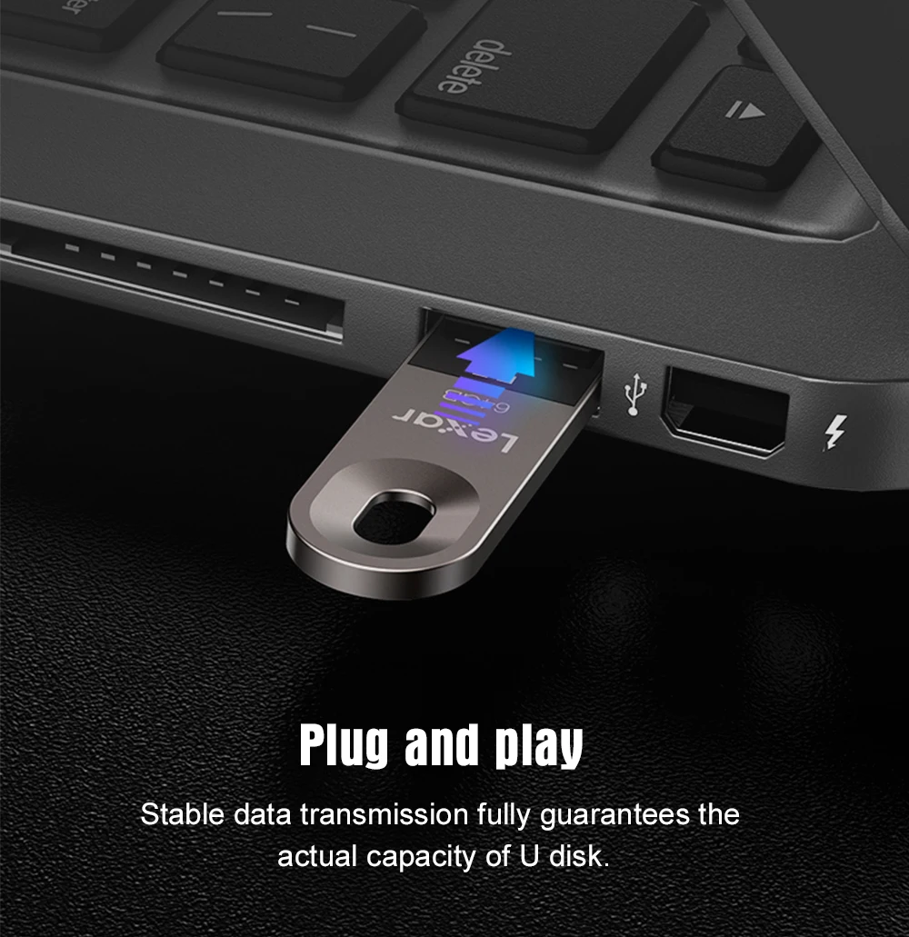 Lexar Metal Pendrive 64GB 32GB 16GB High Speed Flash Disk USB 2.0 Memory Stick Grey Mini Portable U Disk For Computer - ANKUX.COM
