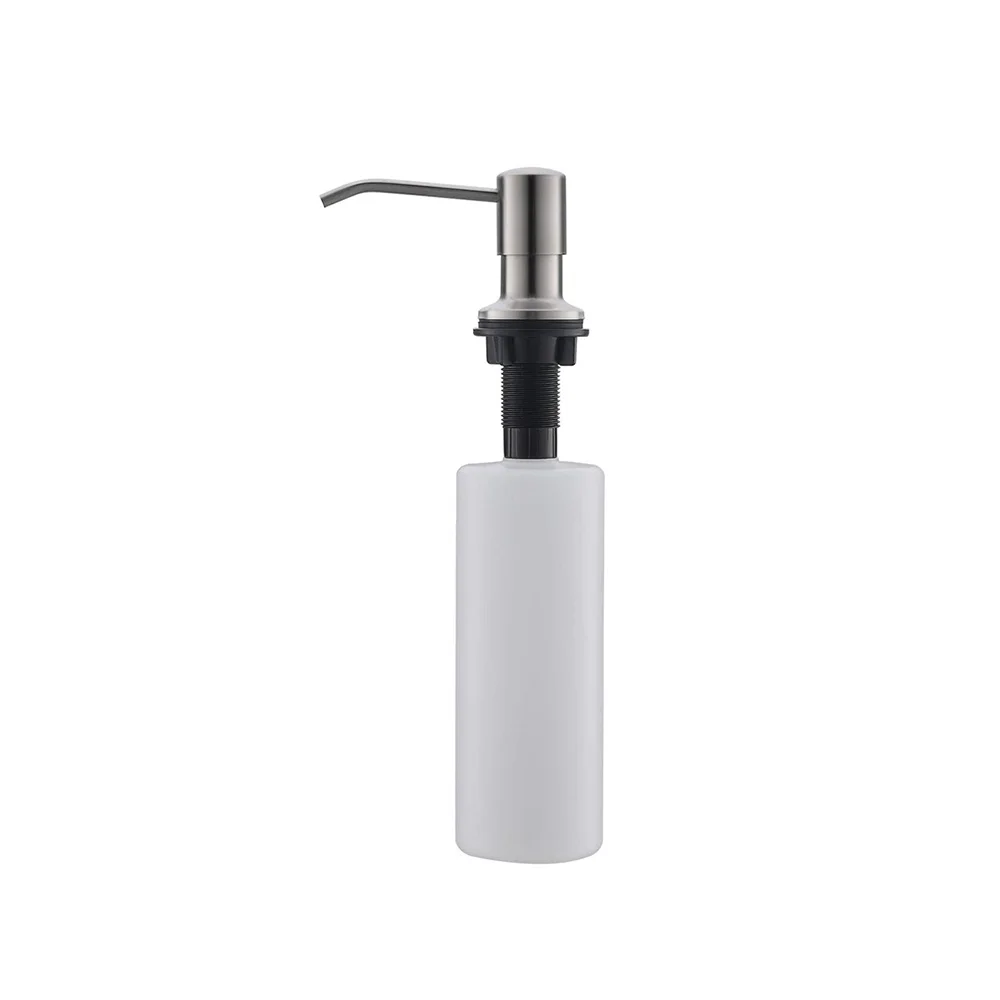 

FLG Brushed Nickel ABS Built in Sink Soap Dispenser or Lotion Dispenser for Kitchen Sink