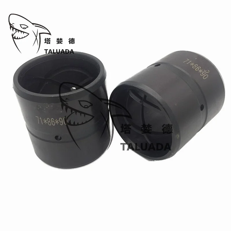 TALUADA Bushing Front Arm Bucket Bushing Pin Boom Flanged Bushing 30-90 Pins Bushings 80X90X70 70X85X60 80X95X60 80X95X50