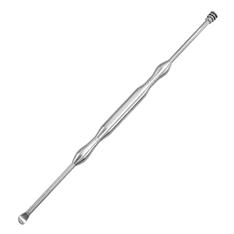 

New Innovative Product Customizable Earpick Double-headed Gourd Stainless Steel Ear Pick, Sanding