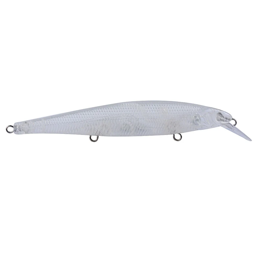 

wholesale 7g sea freshwater unpainted hard plastic wobbler minnow fishing lure, Showed