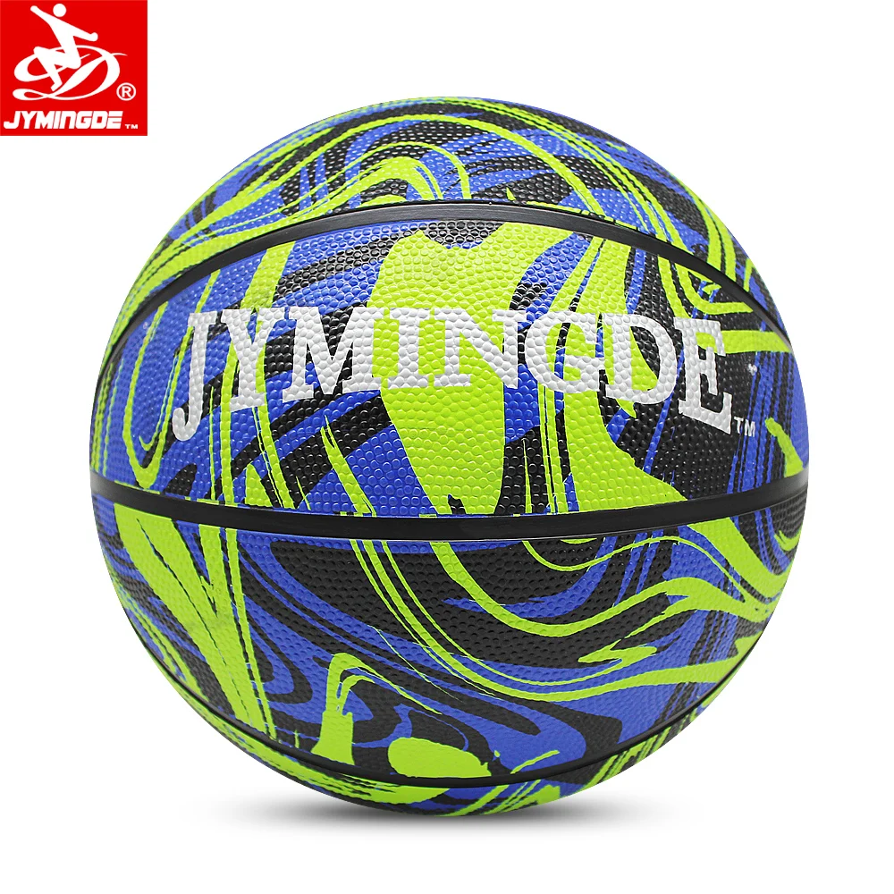 

JYMINGDE outdoor basketball basket ball size 5 custom printed with rubber, Customize color