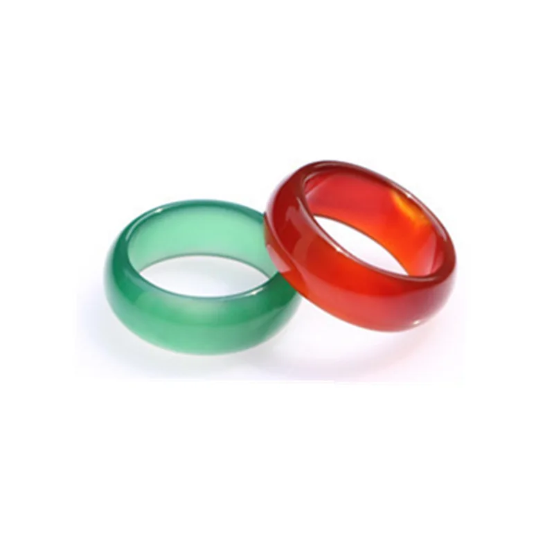 

NEW Cheap Natural Stone Jade Ring Green Jade Ring Whole For Women Men