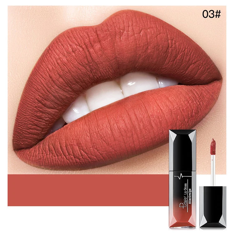 

21 colors non-stick cup velvet matte liquid lipstick base waterproof lip gloss