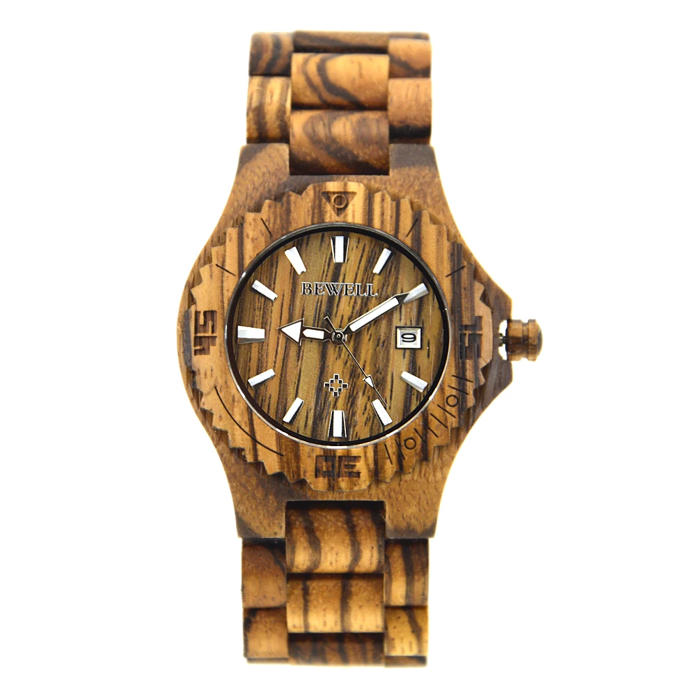 

Classic Version Zebra Wooden Watch OEM Mens Watch Wrist