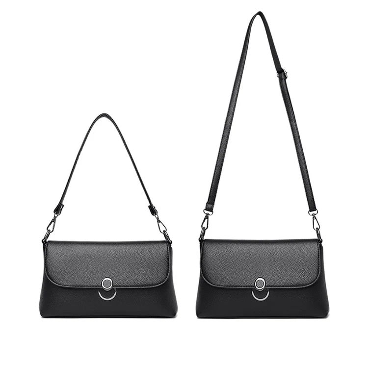 

2021 Fashion Lychee Pattern Women Magnetic button Handbags Lady Square bag single Shoulder Bags, Customized