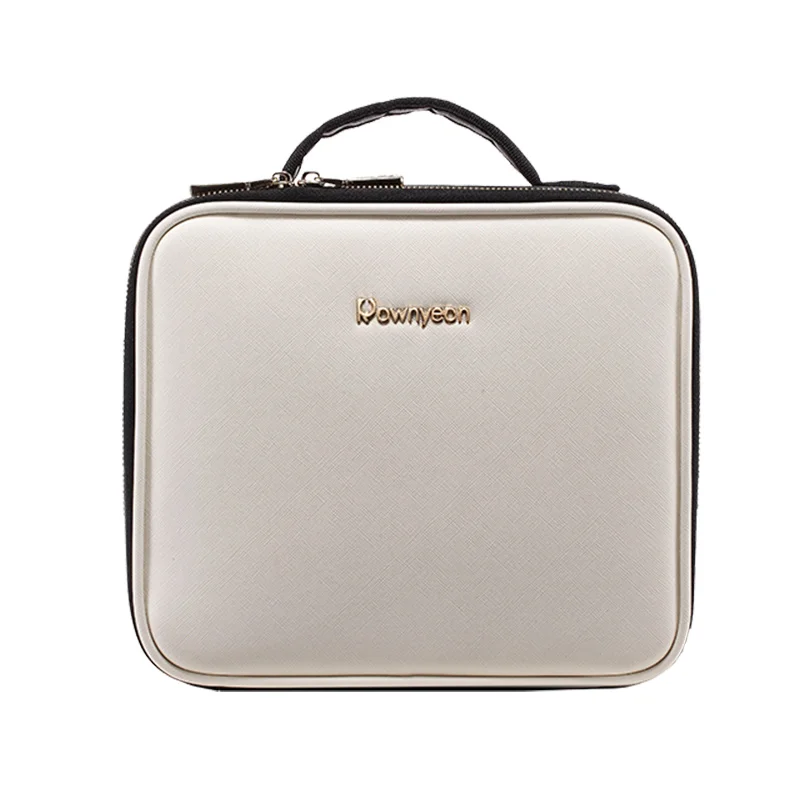 

Rownyeon High Quality Custom New Adjustable Portable Waterproof Professional Makeup Cosmetic Storage Case, Black