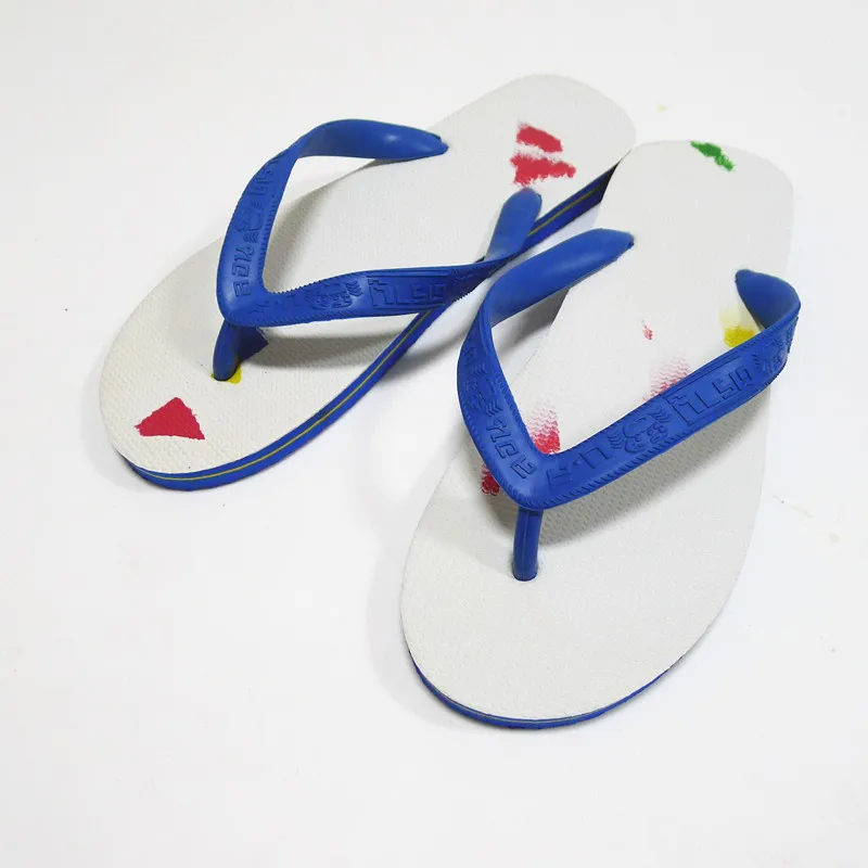 

Popular Thai Local Nanyang Nunyang Rubber Slippers Shoes Flip Flop, Green,blue