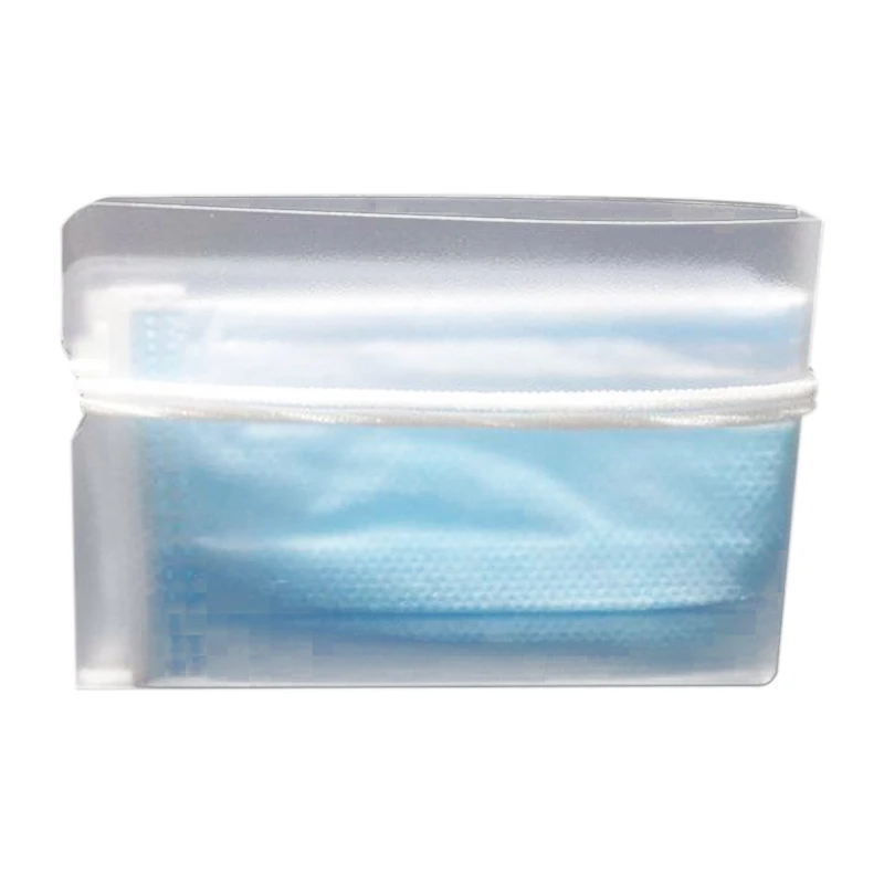 

Foldable Mouth-Muffle Holder Recycling Muffle Storage Portable Plastic Mini Disposable Mouth-Muffle Storage Case Container, Transparent