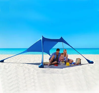 

Beach Sun Shade Lightweight Canopy Portable Beach Tent Sun Shelter, Navy or customized