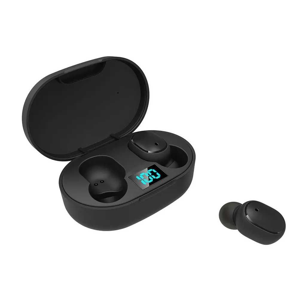 

A6s TWS Wireless Earbuds LED Display E6s True Wireless Earphones for Redmi Airdots Headsets With Mic