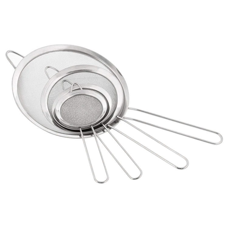 

Factory Direct Wholesale Kitchenware 8CM Stainless Steel Mesh Strainer