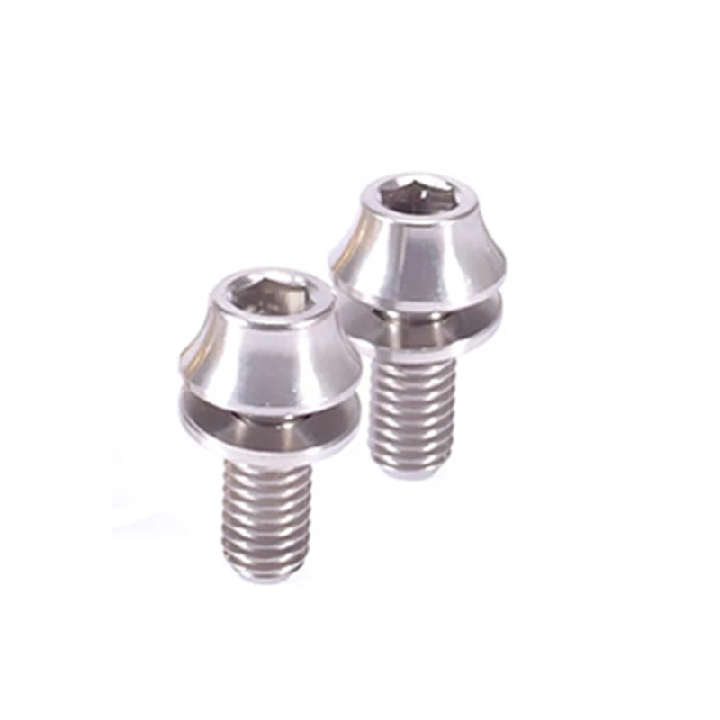 
2X Screws With Gaskets Titanium Alloy Bike Bicycle Water Bottle Cage Bolt 3Color|Bicycle Bottle Holder| 