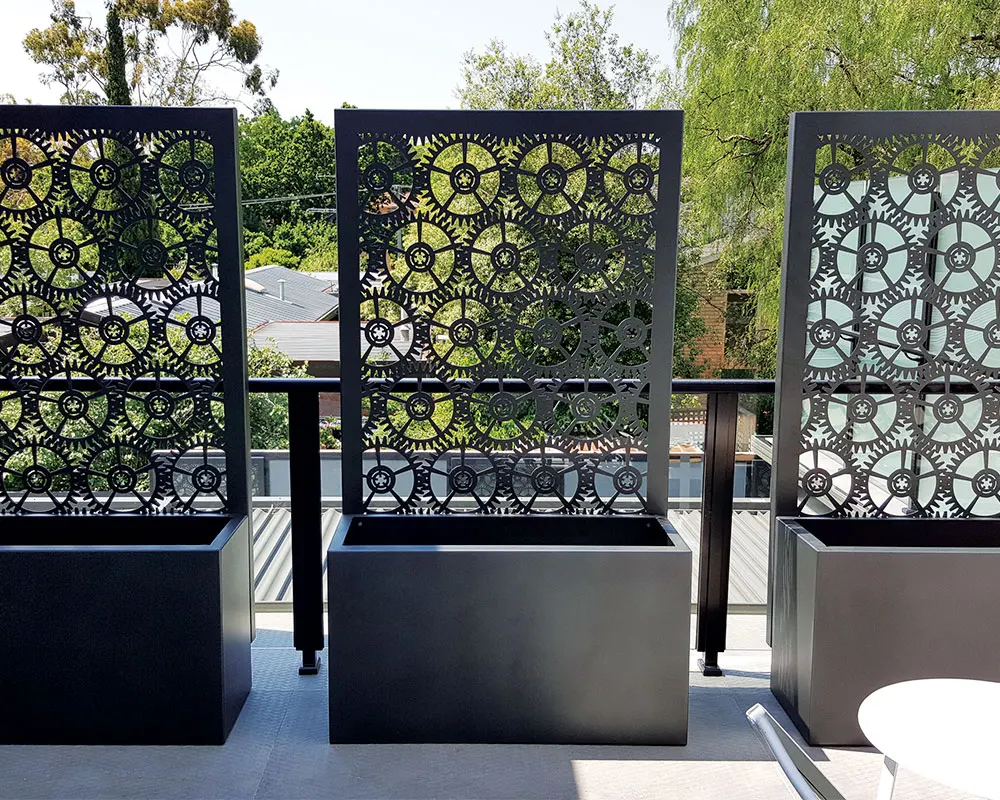 

Metal Steel Screen Planter Boxes for sales, Any ral colour