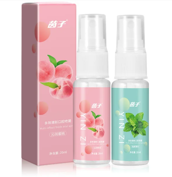 

20ML High Quality Breath Freshener Flavor Mouth Spray for Bad Breath before Kiss