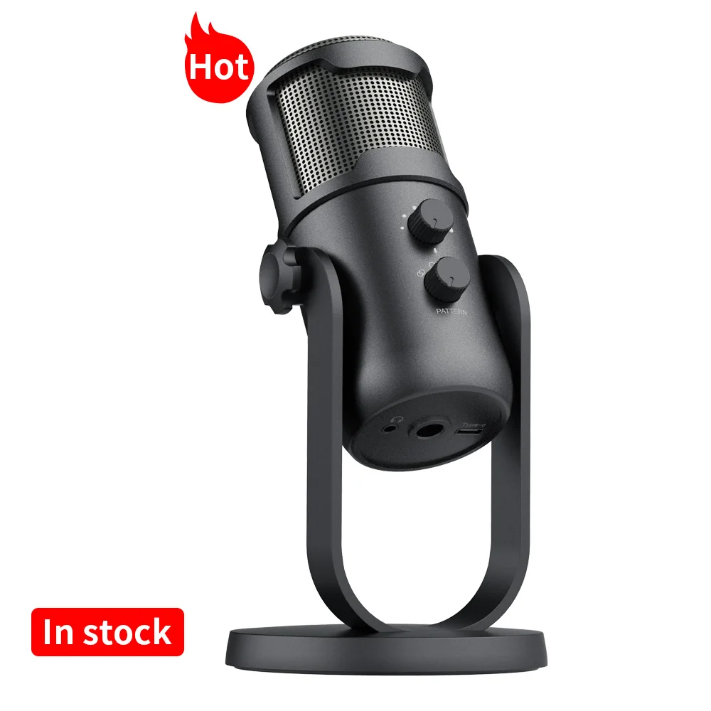 

Condenser Microphone Professional MIC USB Type C For PC Webcast Live Studio Recording Singing Youtube Microphone Manufacturer