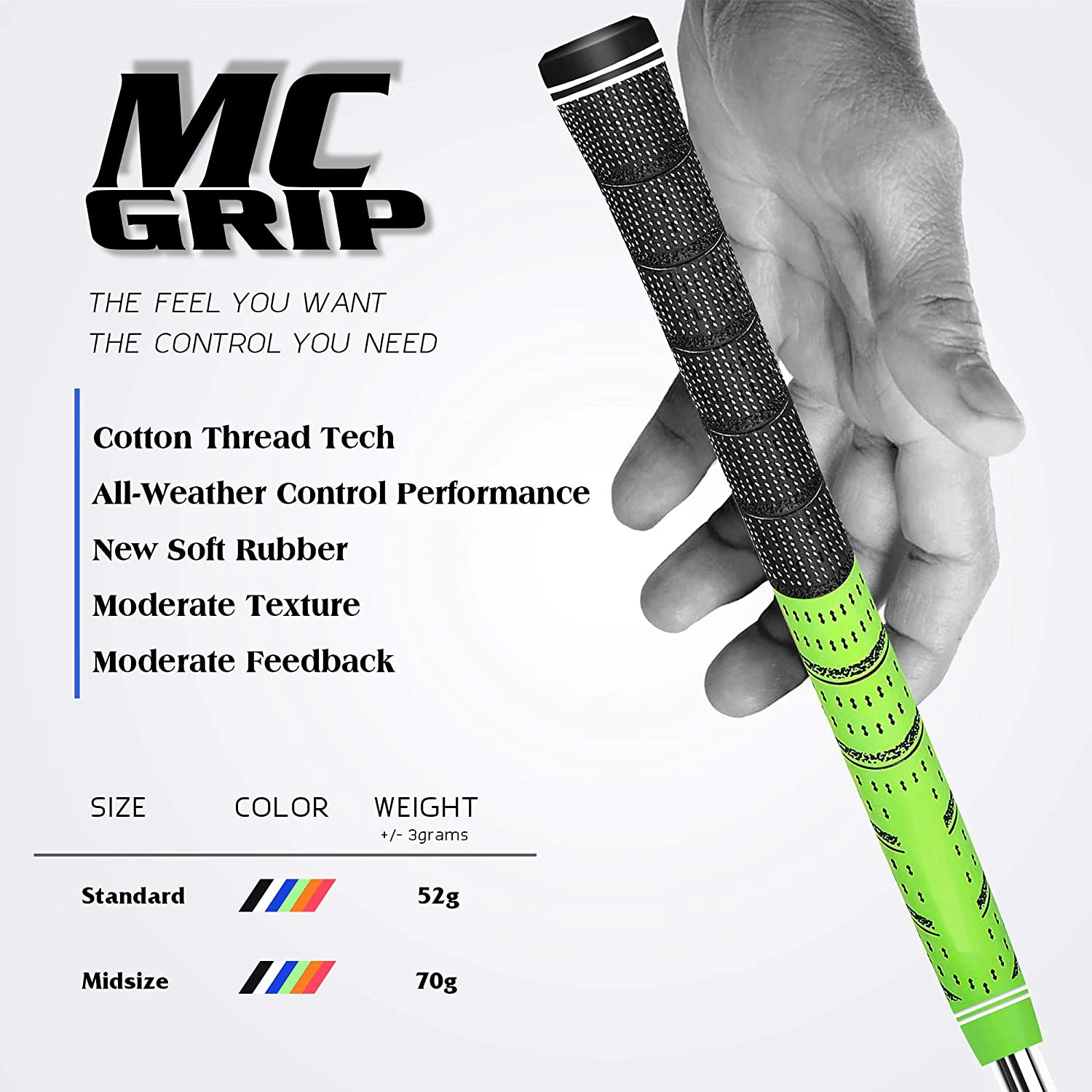 
Custom Logo Multi Compound Golf Iron Grips Set 