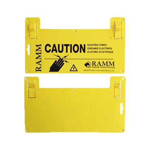 

Factory Direct Supply Plastic Warning Signs Horse Cow Cattle Sheep Farm Fence Warning Board Sign EFA013, Yellow or can be customized