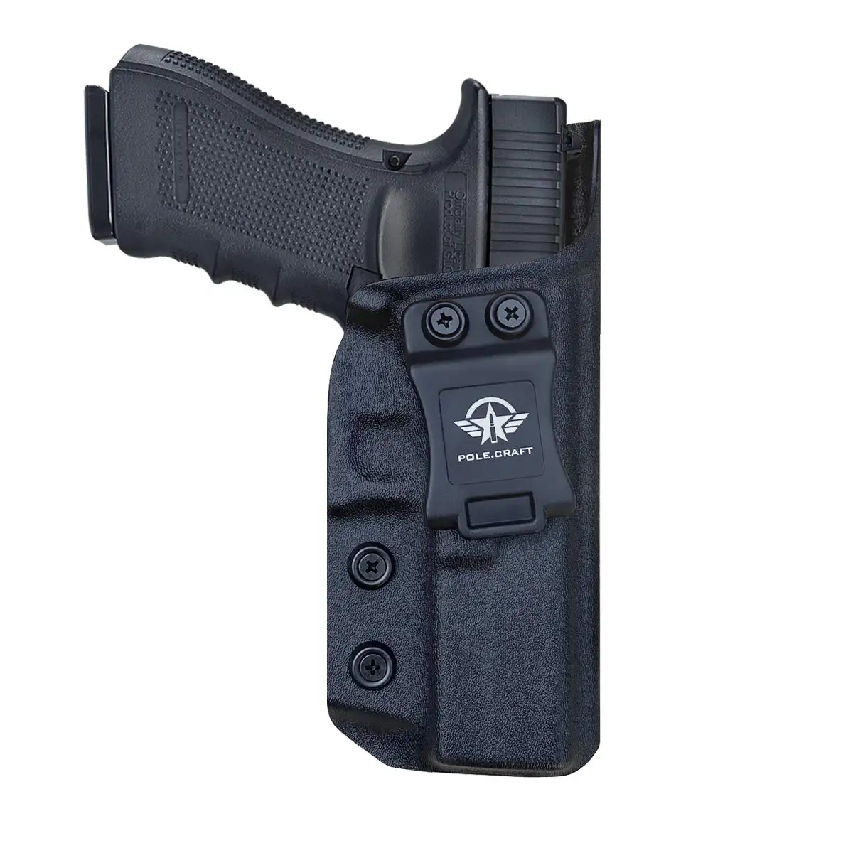 

Glock 17 Holster, IWB Kydex Holster Custom Fit: Glock 17 22 31 (Gen 1-5) Pistol - Inside Waistband Concealed Carry