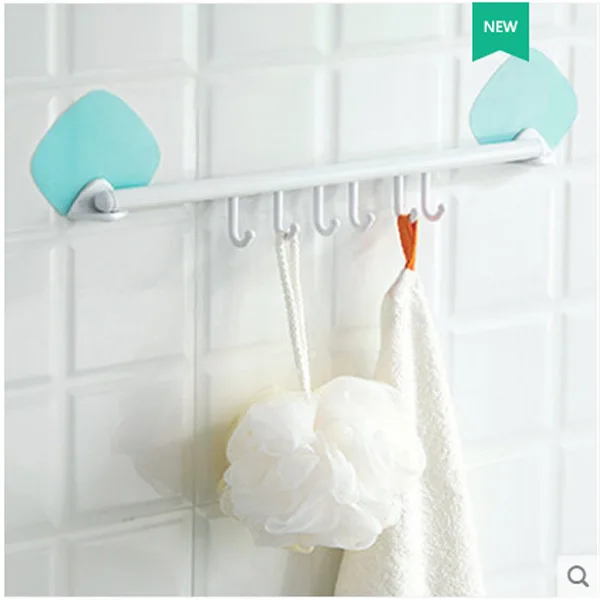 

Kitchen No Mark Stiing Door Hook Hole Free Towel Hook Strong Adhesive Wall Hanging Load-bearing, As show
