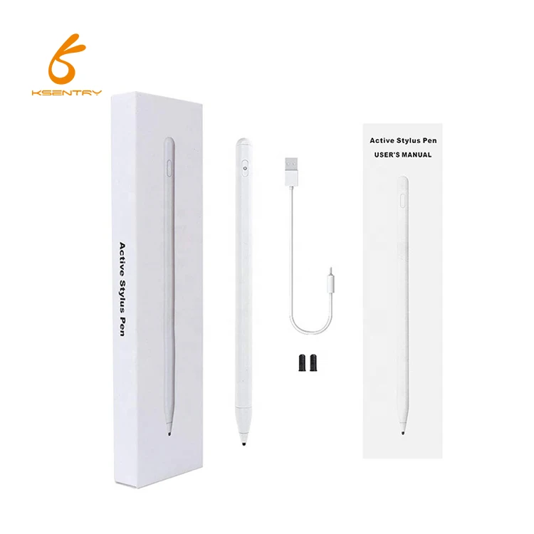 

high precision rechargeable smart active stylus metal tablet pen