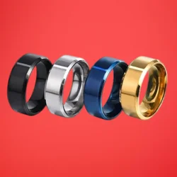 Boy Chunky Titanium Lady Hot Rings Anxiety Ring Box Anillos Men Para Hombre Gold Filled Tungsten Fidget Stainless Steel Rings
