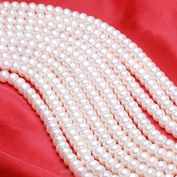

ZZDIY076 Pearls Surrounded By Light A Fresh Water Pearl Strand Necklace