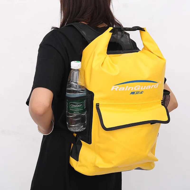 

SB163 Factory wholesale custom outdoor sports waterproof PVC waterproof bag print logo travel cycling backpack