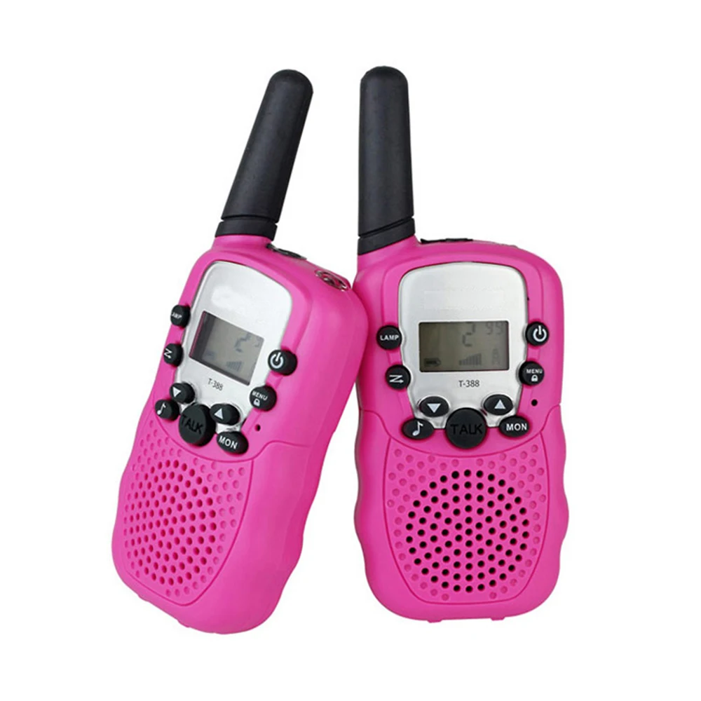 

8 KM Long Range 2 Pack Toys Kids Pink Walkie Talkie with 22 Channels & 2 Way Radios, Black,blue, yellow, red, camouflage