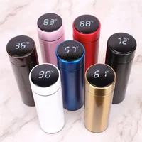 

China 500ml SS 304 Customized Smart Thermo Digit Reminder Water Bottle with Led Temperature Display Coffee mug