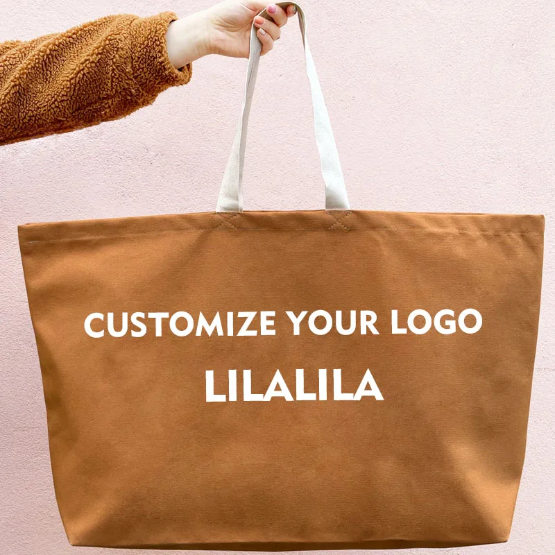 

reusable eco friendly shopping canvas tote bag handbag storage designer handbag sale, Customized color