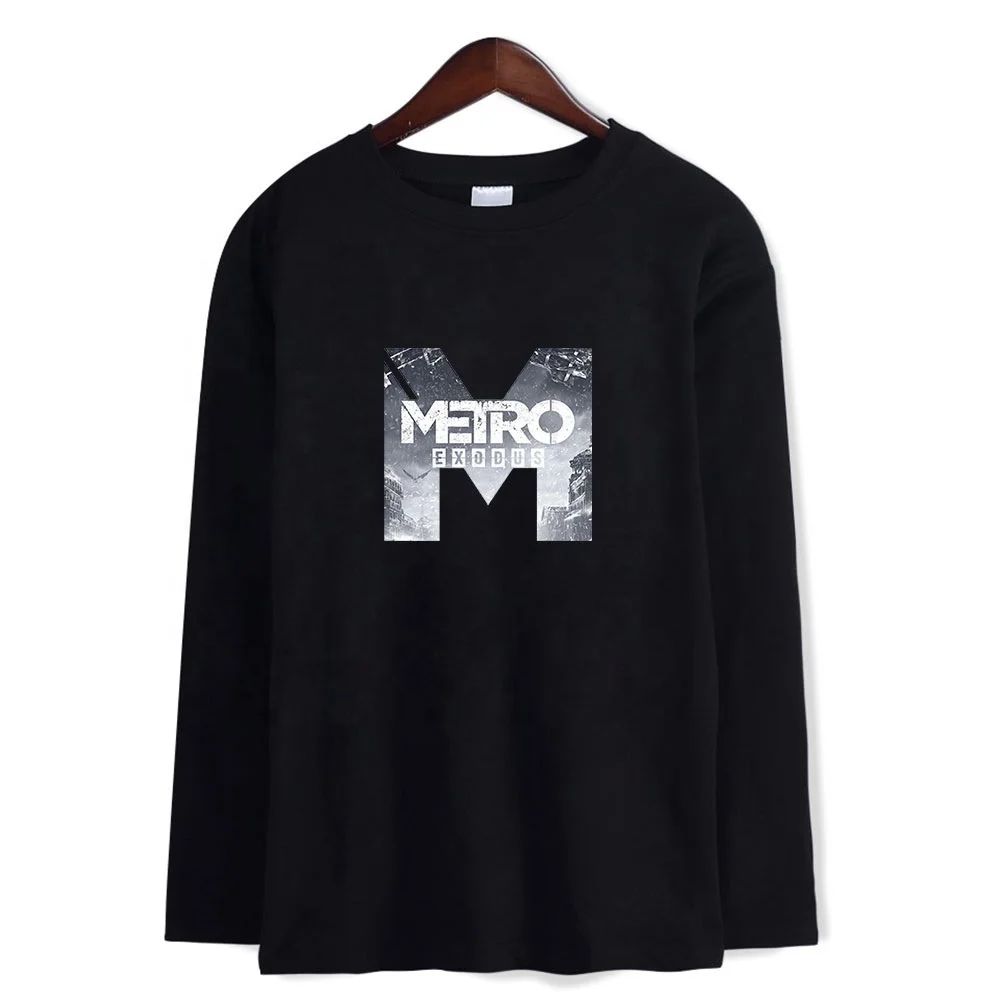 

2021 New design top sale metro exodus sweatshirt cotton women long sleeve metro exodus sublimation printed sweatshirt supplier, All colors from pantone