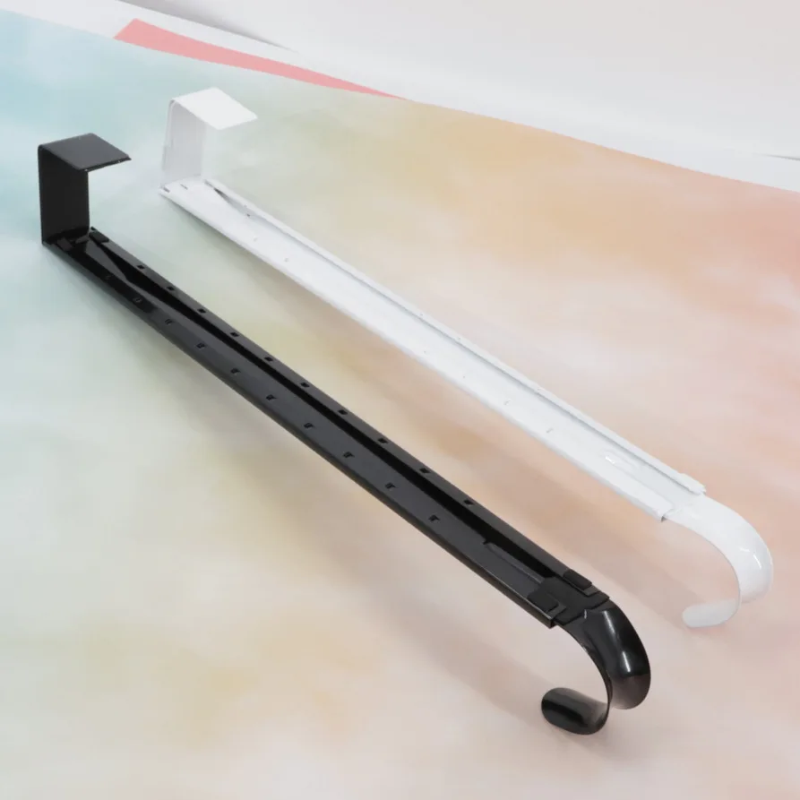 

New Christmas Garland Hook Creative Ornaments Multifunctional Household Iron Art Hook Home Decoration Fully Fit The Door Hook, Black white