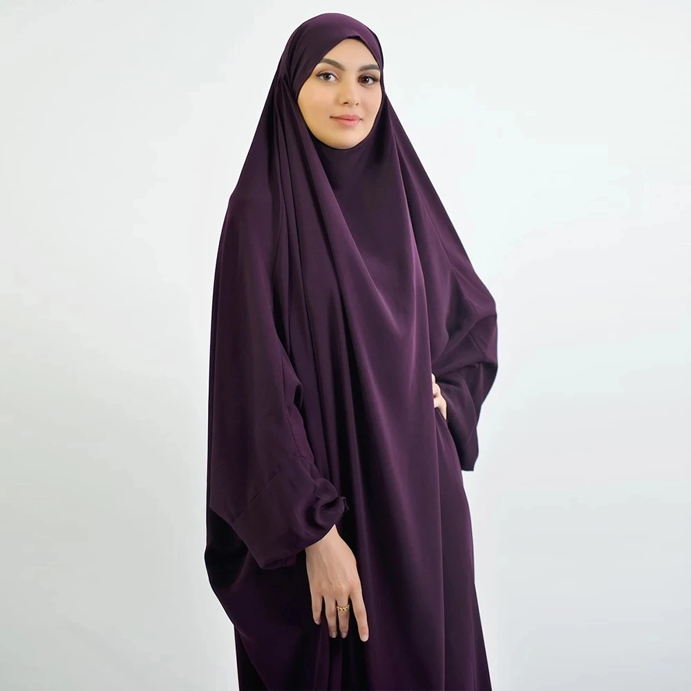 

Abayas islamic clothes niqab eid hooded prayer garment jilbab abaya long khimar full cover ramadan gown muslim women hijab dress, As pictures
