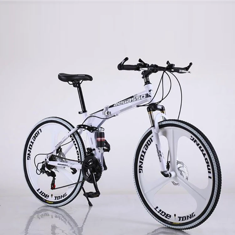 

Factory Supply 20 24 26 Inch 21 24 27 30 Speed Double Damping Disc Brake Folding Mountain Bike Bicycle