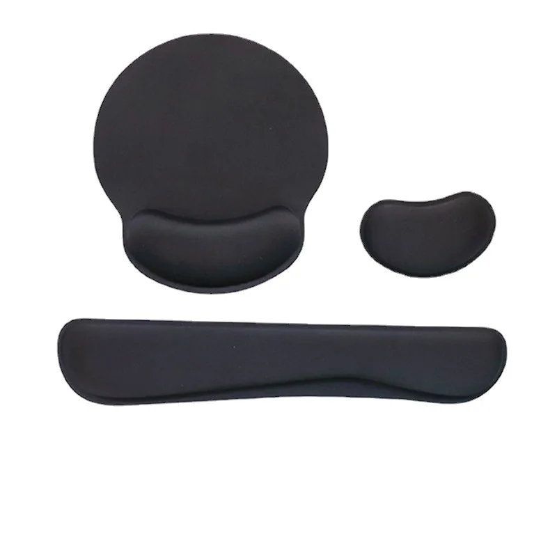

Factory Wholesale Memory Cotton Slow Rebound Wrist Guard Mouse Pad Keyboard Pad Set Custom Mouse Pad With Wrist Rest