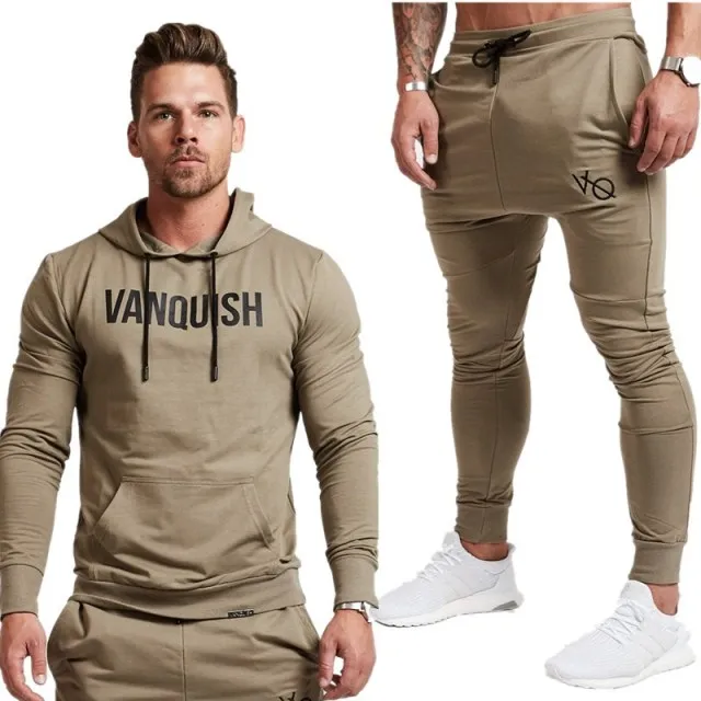 

Wholesale custom male sweater suits cotton jogger sets sports gym mens tracksuits, Custom color