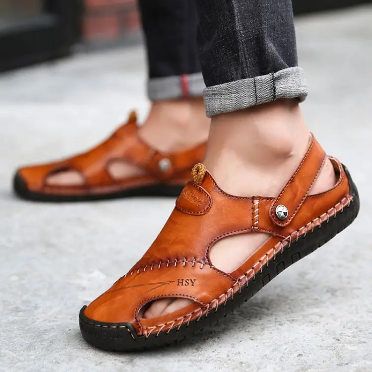 

Hot selling summer beach breathe fashion comfortable practical man sandal