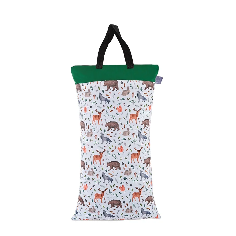 

Elinfant Waterproof Diaper Nappy Bag Wholesale Reusable Mommy Diaper Bags Nappy Wet Bag, As shown/custom