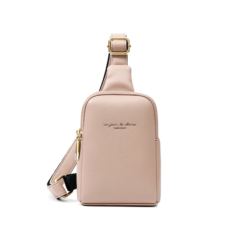 

2021 Newest Leather Womens Small Crossbody Chest Bag Single Shoulder Sling Bag For Outdoor Sports Travel, 5 color