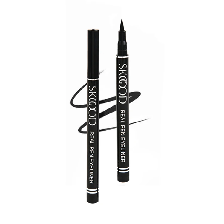 

High New Arrival Liquid Waterproof Eye Liner Long Lasting Smooth One-headed Eyeliner, Black