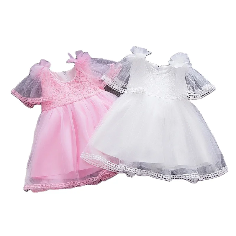 

2021 summer children's dress princess dress foreign style Korean version mesh girl baby skirt children's dress wholesale