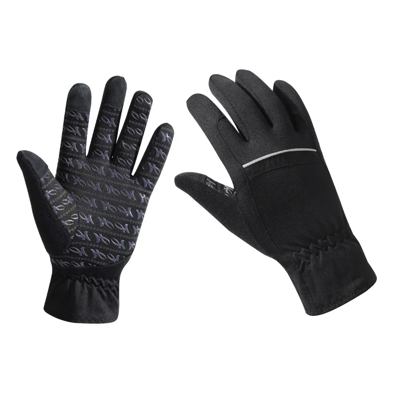 

Winter Warm Full Finger Gym Soccer Other Sports Racing Gloves, Picture