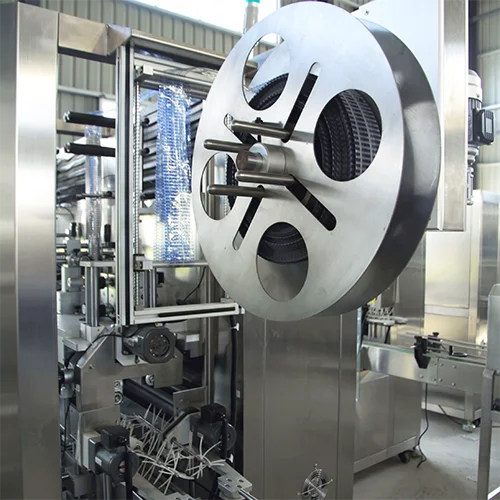 High Speed Automatic Manual Round Shrink Sleeve Label Labeling Machine ...
