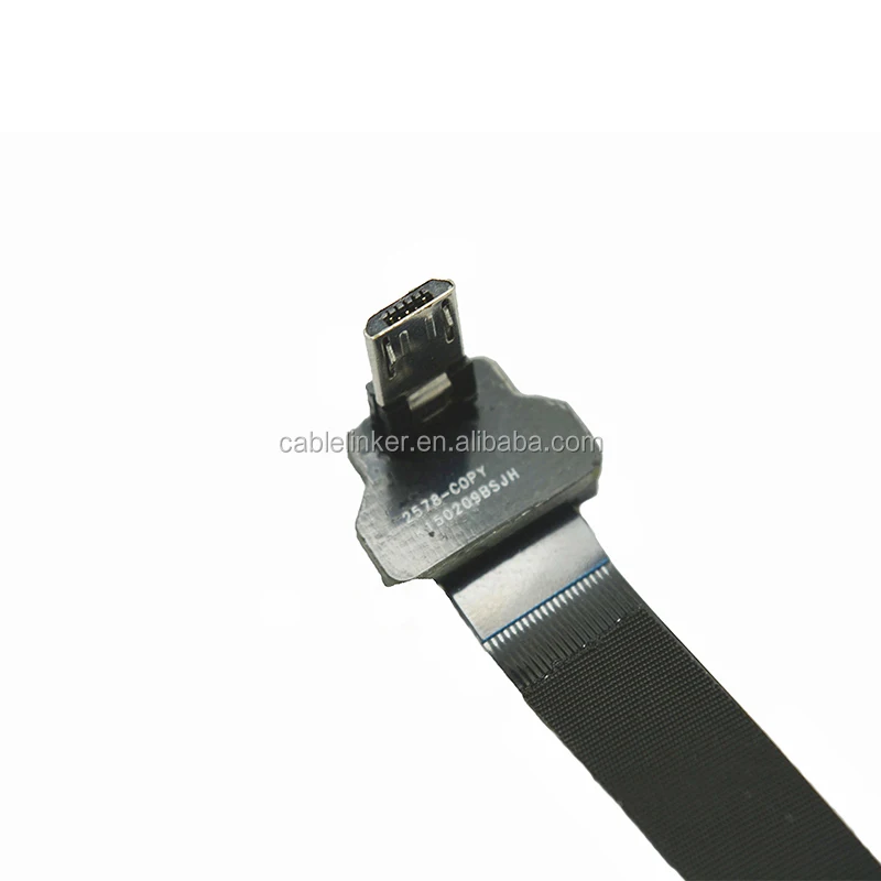 90 Degree Right Angle Usbc To Standard Usb Flat Ribbon Cable Ffc Data
