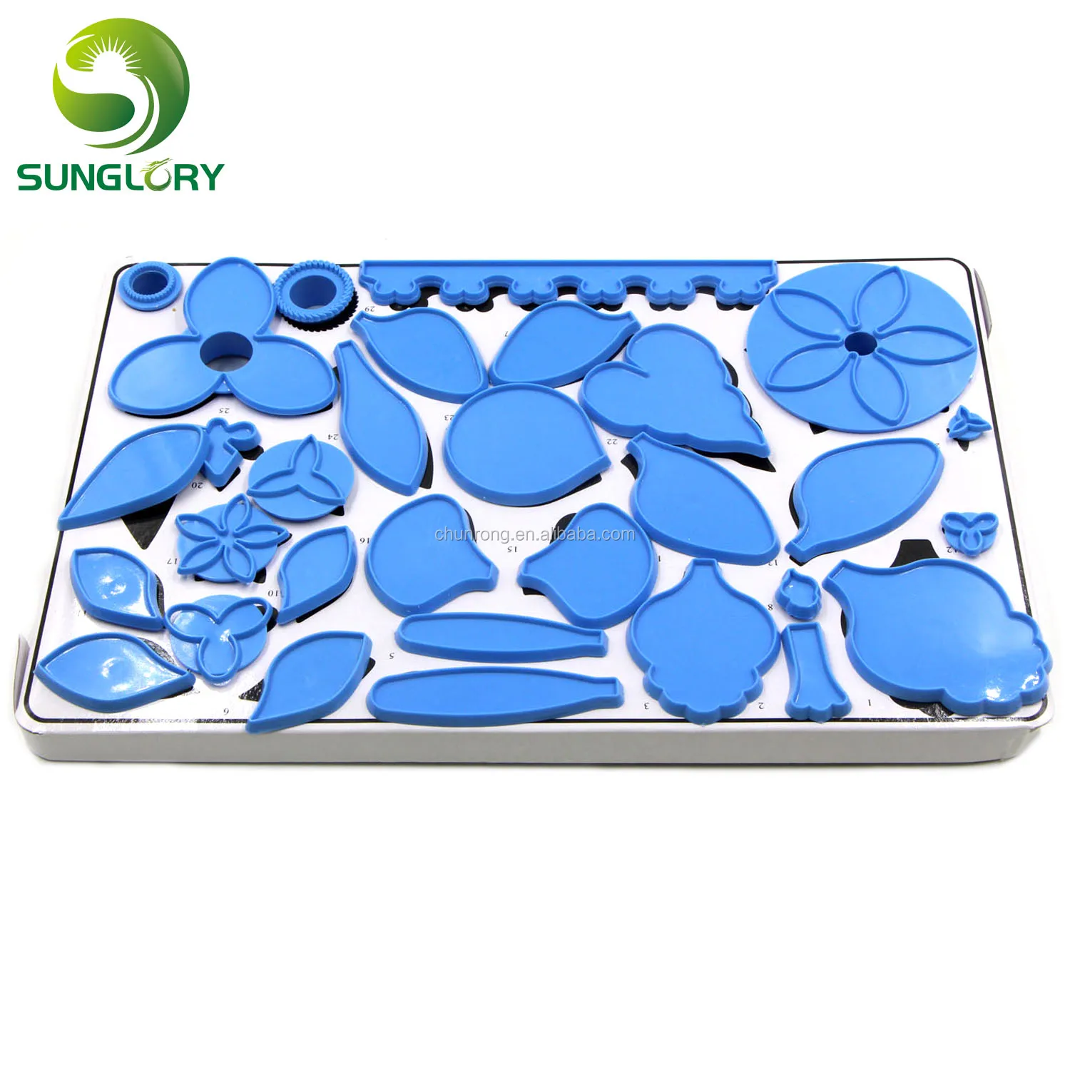 75pcs Original Flower&foliage Cutters Fondant Diy Cake Wedding