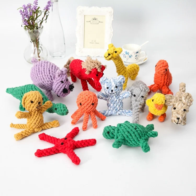 

Teeth cleaning cotton rope eco friendly pet products dog chew toy dog toys