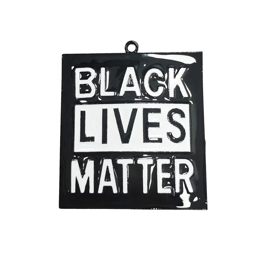 

BLACK LIVES MATTER Enamel Alloy Fashion Pendants Charms For Black Nurse, Various, as your choice