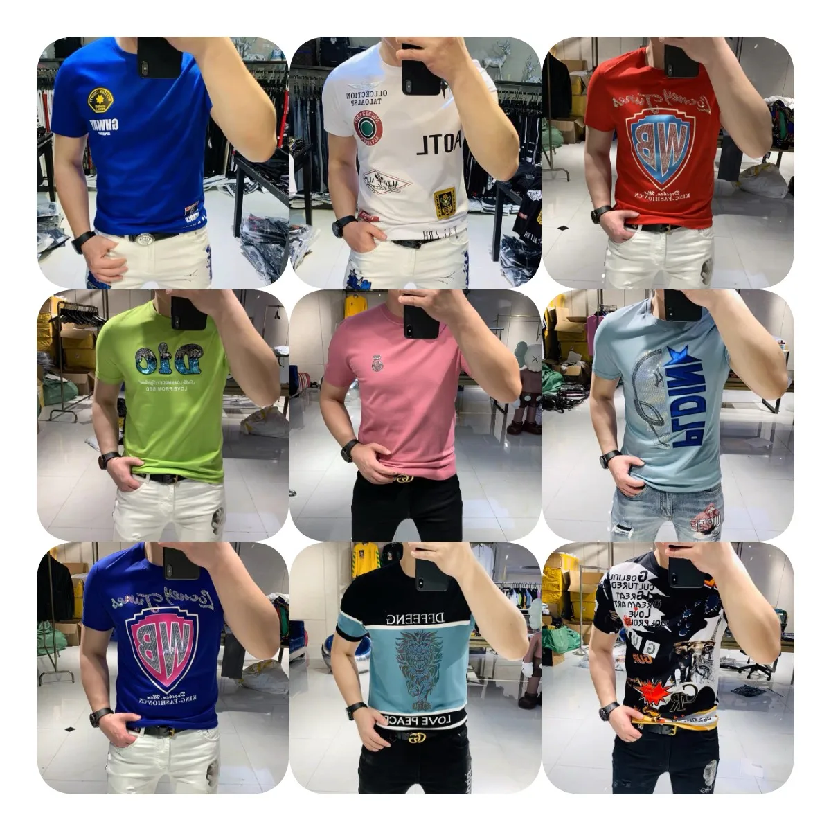 

Professional Manufacturer Wholesale Summer New Graphic White Breathable Anti-wrinkle Men's t-Shirts