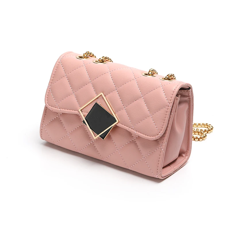 

Cheap Classic Mesh Leather Fashion Buckle Ladies Handbag